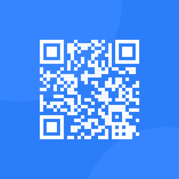 A QR code that redirects to Frontend Mentor